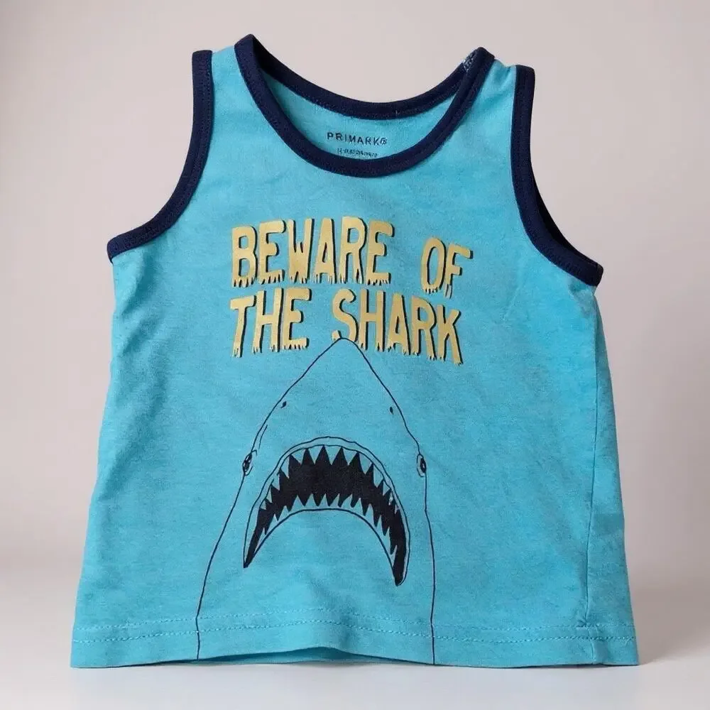 Boys 12-18 months old navy & primark short sleeve  tops my mom in my anchor​